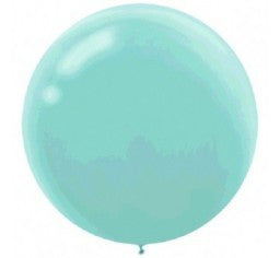 60cm Jumbo Round Balloon - Mint Aqua Green