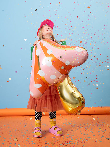 Toadstool | Mushroom Foil Balloon