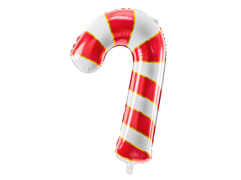 Glossy Foil Candy Cane Balloon