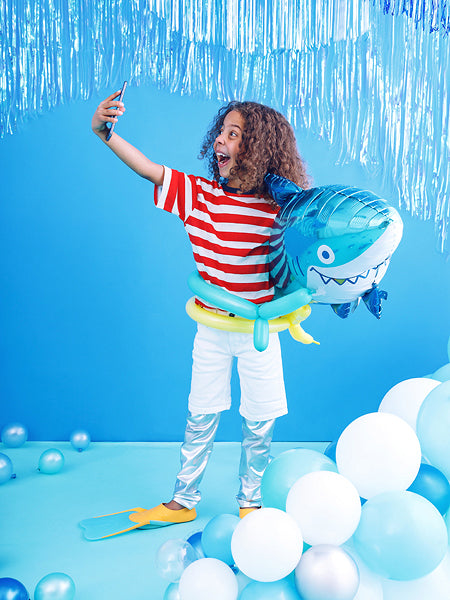 Jumbo Glossy Foil Shark Balloon
