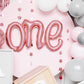 Foil Rose Gold Script 'One' Balloon