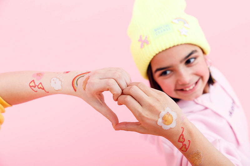 Good Vibes Daisy Mix Temporary Tattoos