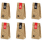 Pirate Party Mini Kraft  Paper Bags with Stickers - Pack of 6