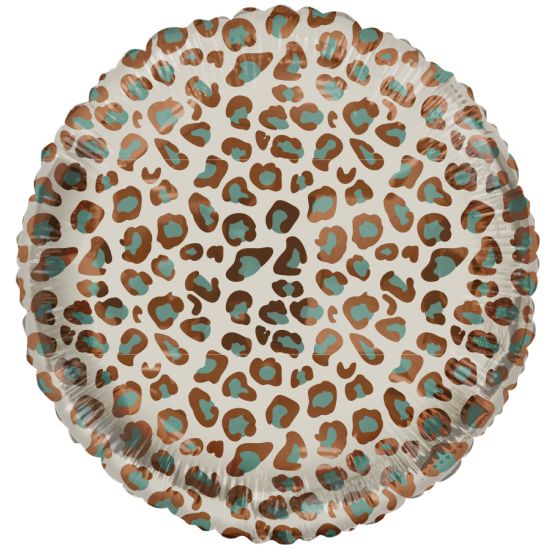 Animal Print Round Foil Balloon - Catty Wild