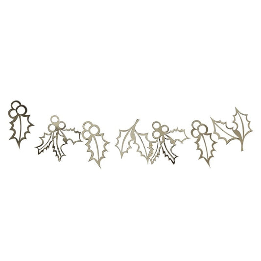 Gold Holly Garland