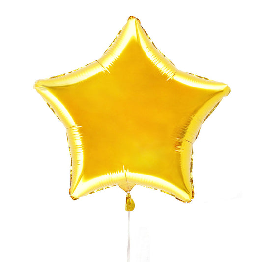 Gold Foil Star Balloon