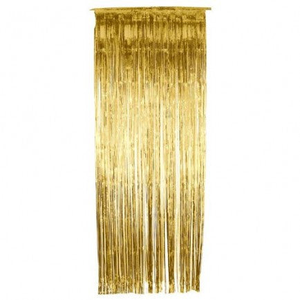 Gold Fringe Curtain Backdrop