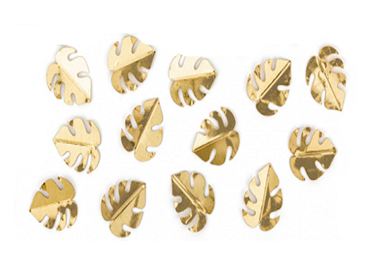 Confetti - Gold Monstera Leaves