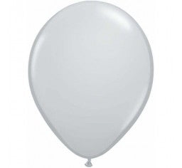 Grey 12cm Mini Balloons - Pack of 5