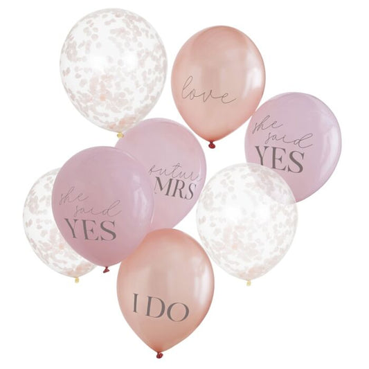 Hen Party Latex + Confetti Filled Balloon Bouquet