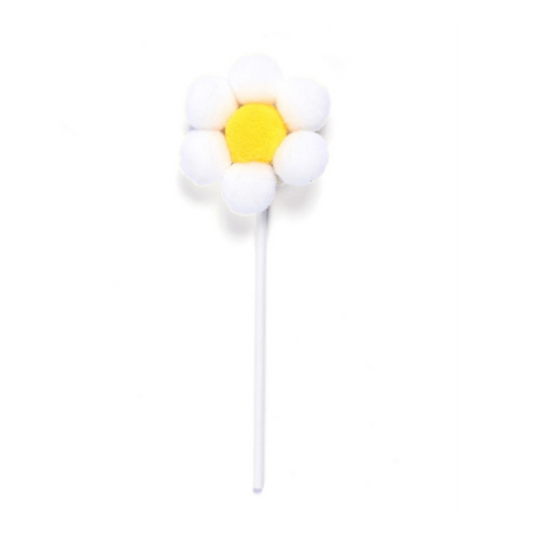 Daisy Flower Pom Pom Cake Topper