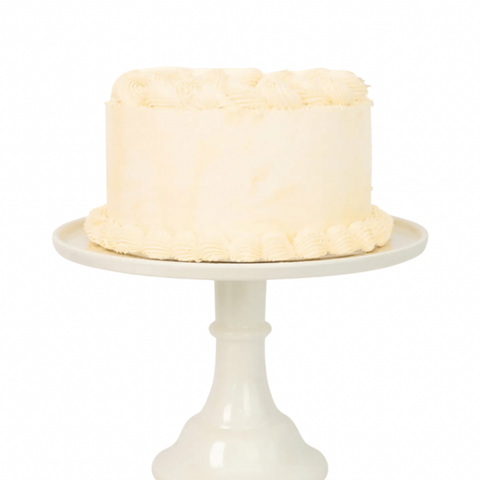 Melamine Bespoke Cake Stand Large- Linen White