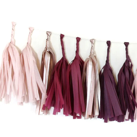 Tissue Paper Tassel Garland Kit - Sultry