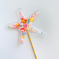 Confetti Filled PVC Cake Topper - Pink Starfish