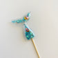 Confetti Filled PVC Cake Topper - Mermaid Tail