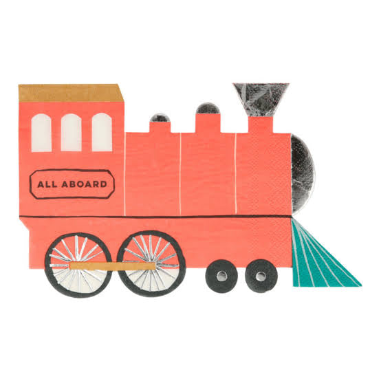 Train Napkins - Pack of 16