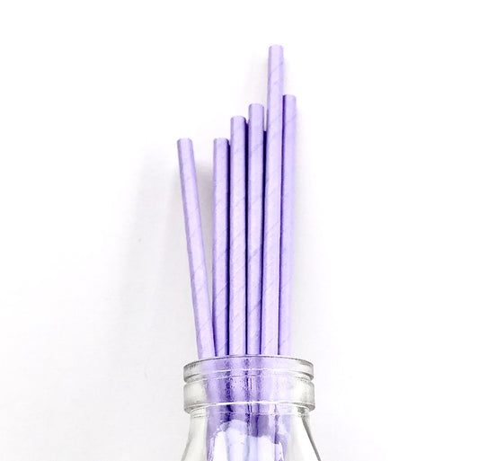 Paper Straws - Pastel Lavender