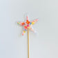Confetti Filled PVC Cake Topper - Pink Starfish
