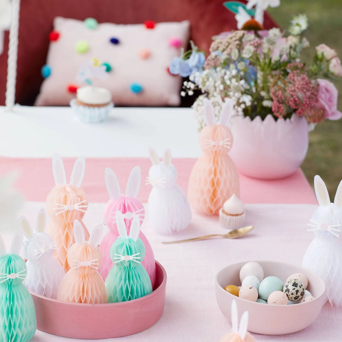 Honeycomb Bunnies - Set of 8