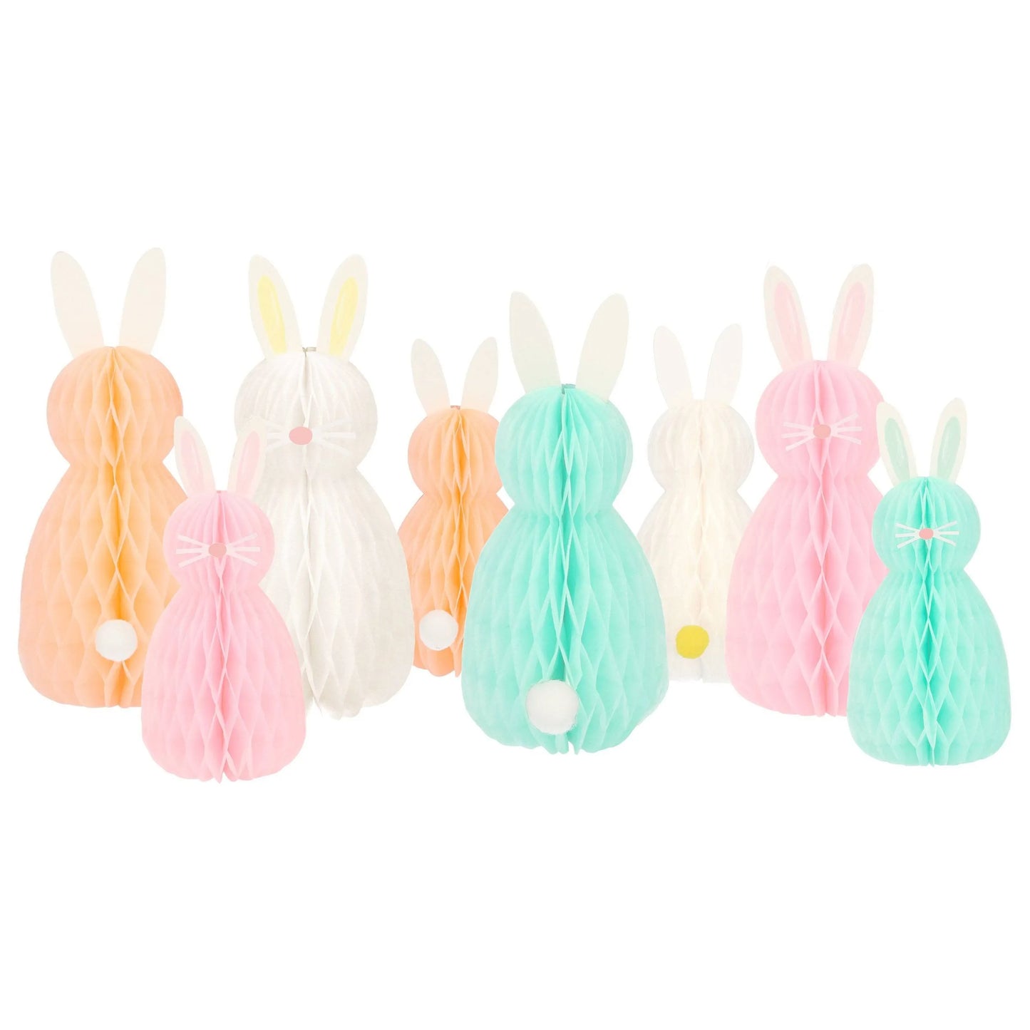 Honeycomb Bunnies - Set of 8