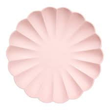 Pale Pink Large Eco Plates - Pack of 8