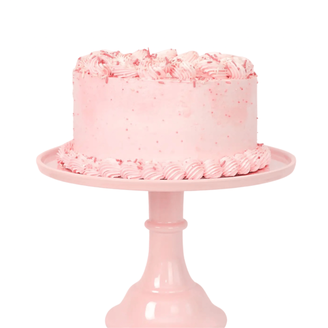 Melamine Bespoke Cake Stand Large- Peony Pink