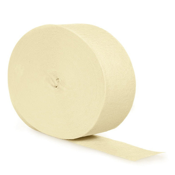 Ivory Crepe Streamer