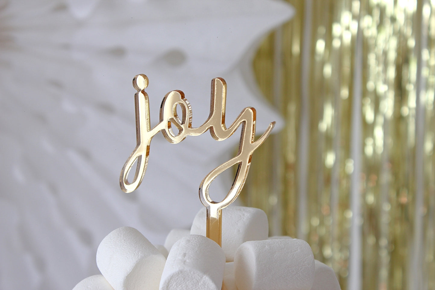 Joy Cake Topper