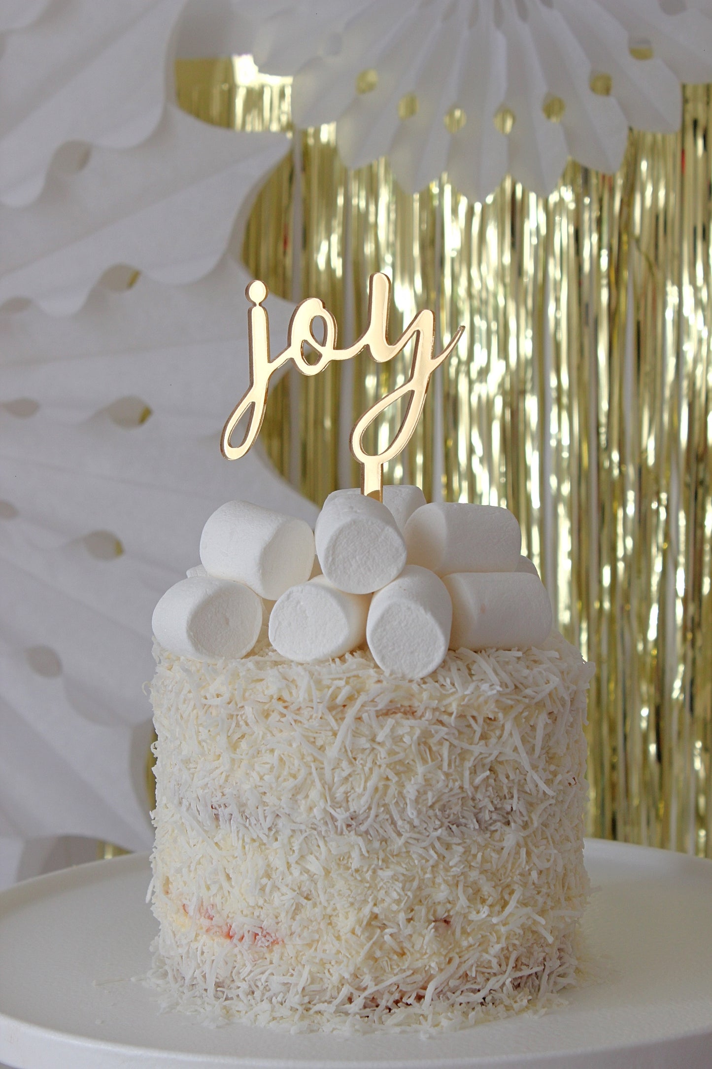 Joy Cake Topper