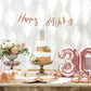 Happy Birthday Bunting - Rose Gold
