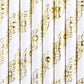 Paper Straws - Gold Daisy