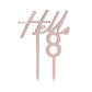 Hello 18 Cake Topper