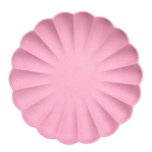 Bubblegum Pink Large Eco Plates - Pack of 8