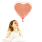 Rose Gold Foil Heart Balloon