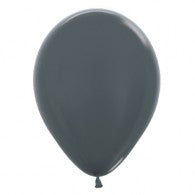 30cm Metallic Graphite Balloons - Pack of 5