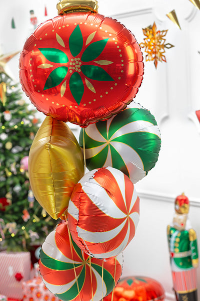 Candy Swirl Balloon - Red