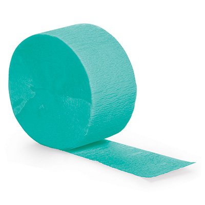 Teal Crepe Streamer - 30m